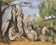Paul Cezanne Bath woman who Sweden oil painting artist